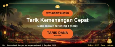 Bonus Selamat Datang Melimpah banner